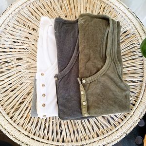 Aerie Waffle tank top bundle